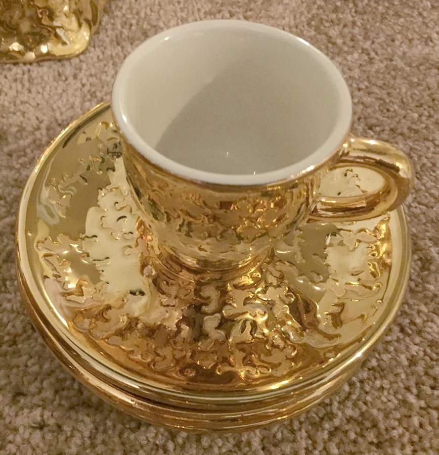 PKV1 Flat Demitasse Cup & Saucer Set by Park Ave China-1