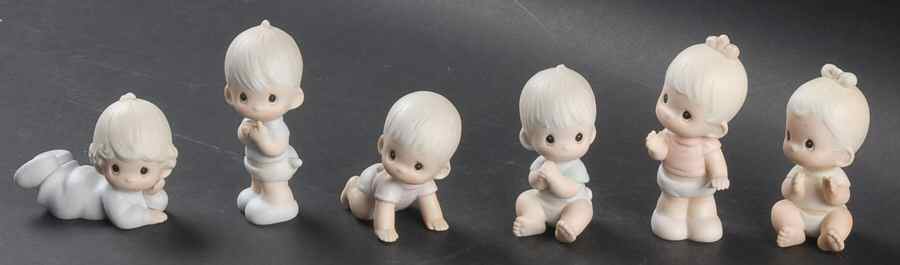 Baby Figurines-Boxed Set Cross-Baby Figurines - Cross Trademark, No Box by Precious Moments-1