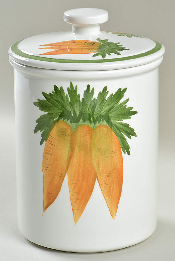 Kitchen Garden 7" Storage Crock & Lid by Portmeirion-1