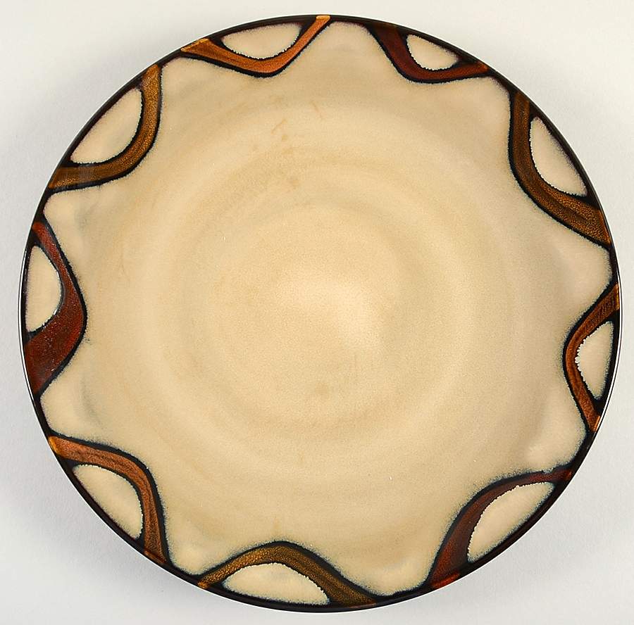 Wave Dinner Plate by Pier 1-1