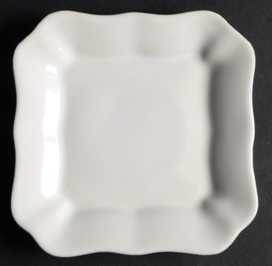 Cambria Stone (White) Square Tidbit by Pottery Barn China-1