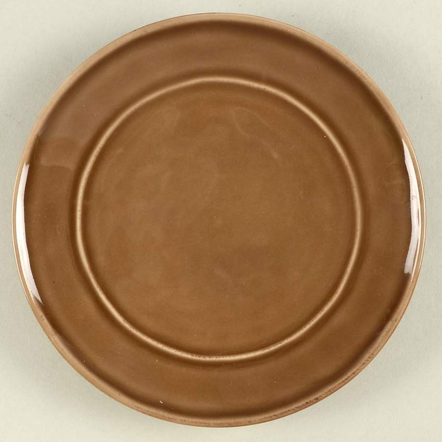 Cambria Mushroom (Taupe) Bread & Butter Plate by Pottery Barn China-1
