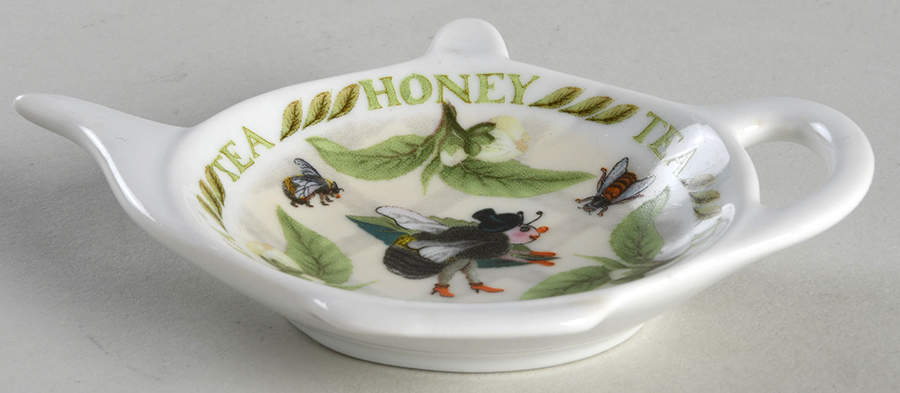 Tea Plant & Honey Bee Tea Bag Holder by Cardew Design-1
