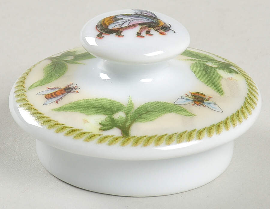Tea Plant & Honey Bee Lid for Sugar Bowl by Cardew Design-1