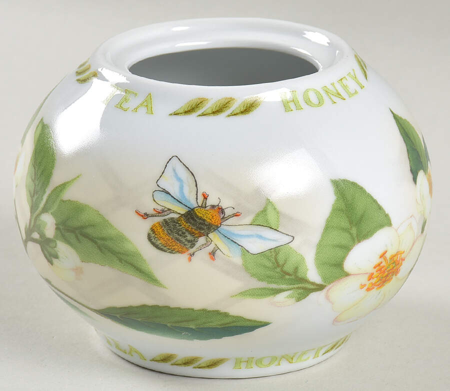 Tea Plant & Honey Bee Sugar Bowl No Lid by Cardew Design-1