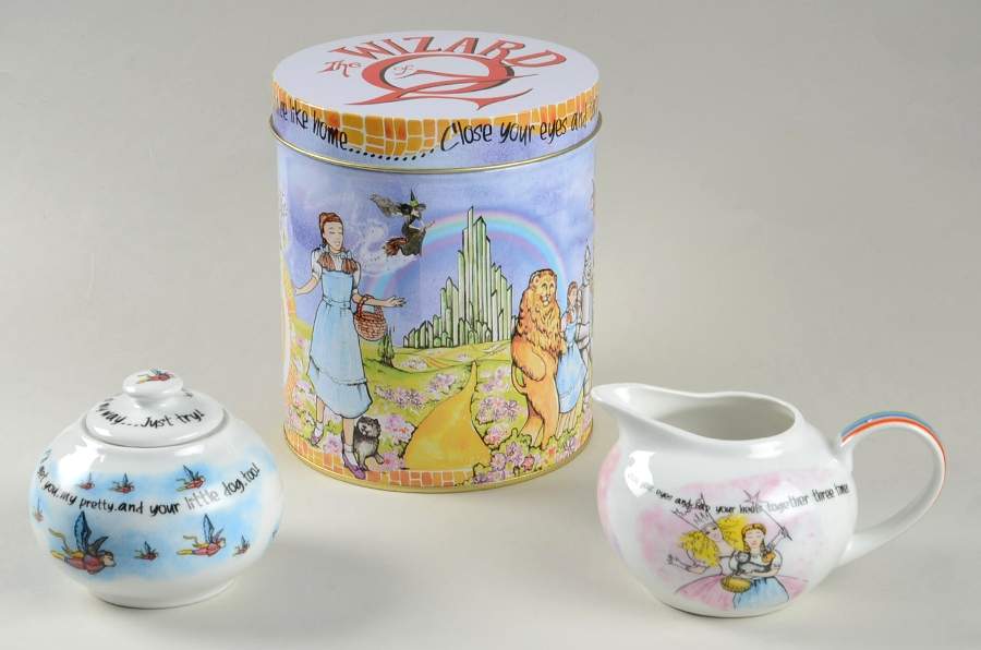 Wizard of Oz Creamer & Sugar with Lid & Gift Tin by Cardew Design-1