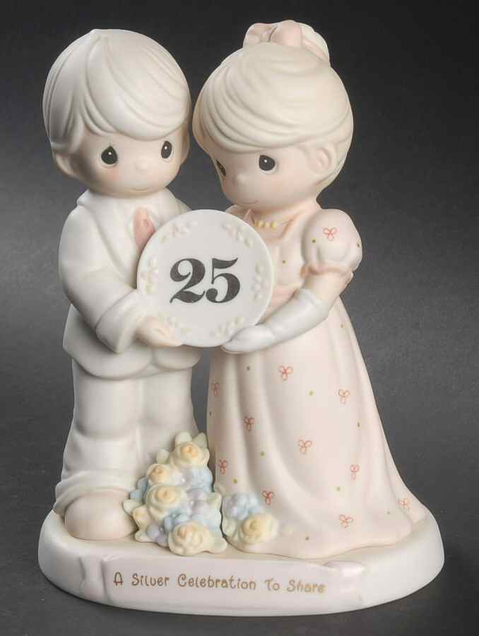 A Silver Celebration To Share Ship-Silver Celebration To Share - Ship Trademark, No Box by Precious Moments-1