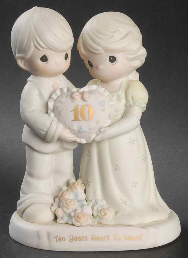 Ten Years Heart To Heart Ship-Ten Years Heart To Heart - With  Box Ship Mark by Precious Moments-1