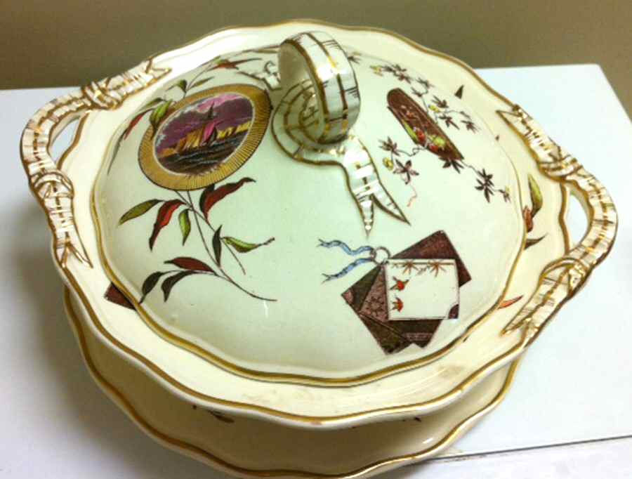 Conway Round Covered Vegetable by Powell, Bishop & Stonier-1
