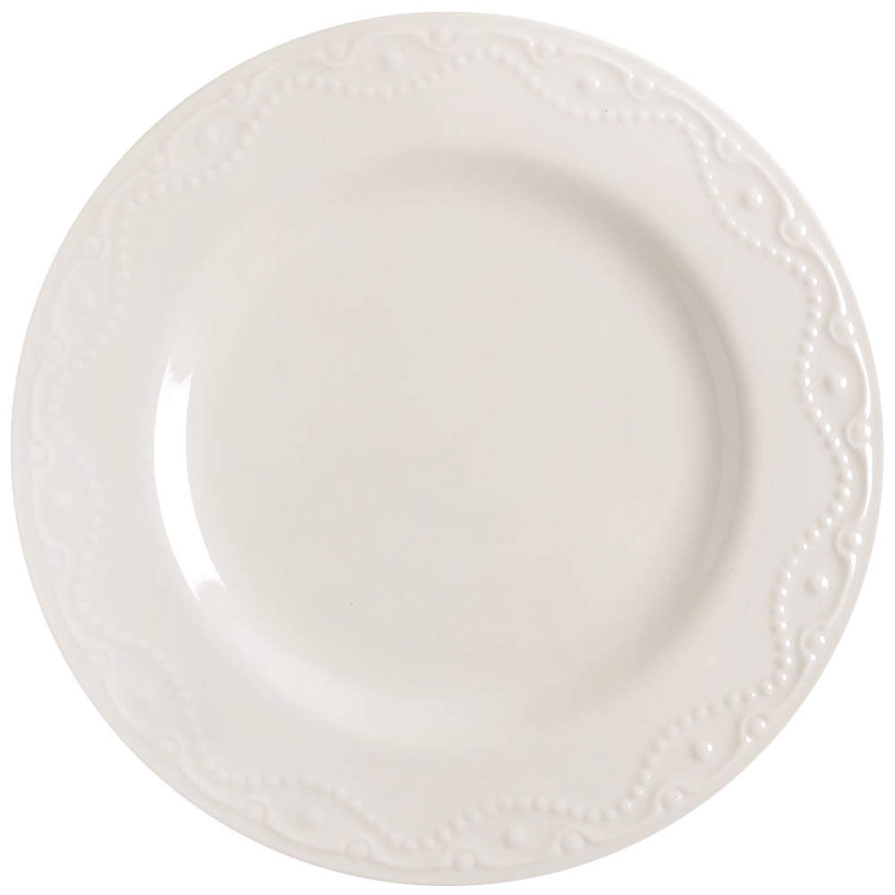 Whitaker Vanilla Dinner Plate by Paula Deen-1