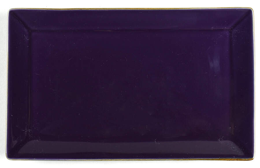 Asian Square Purple Sushi Plate by Pottery Barn China-1