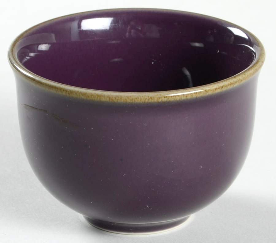 Asian Square Purple Cup No Handle by Pottery Barn China-1