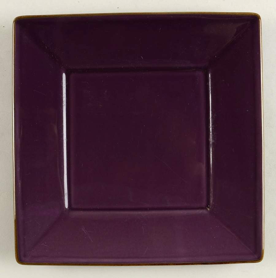 Asian Square Purple Salad Plate by Pottery Barn China-1