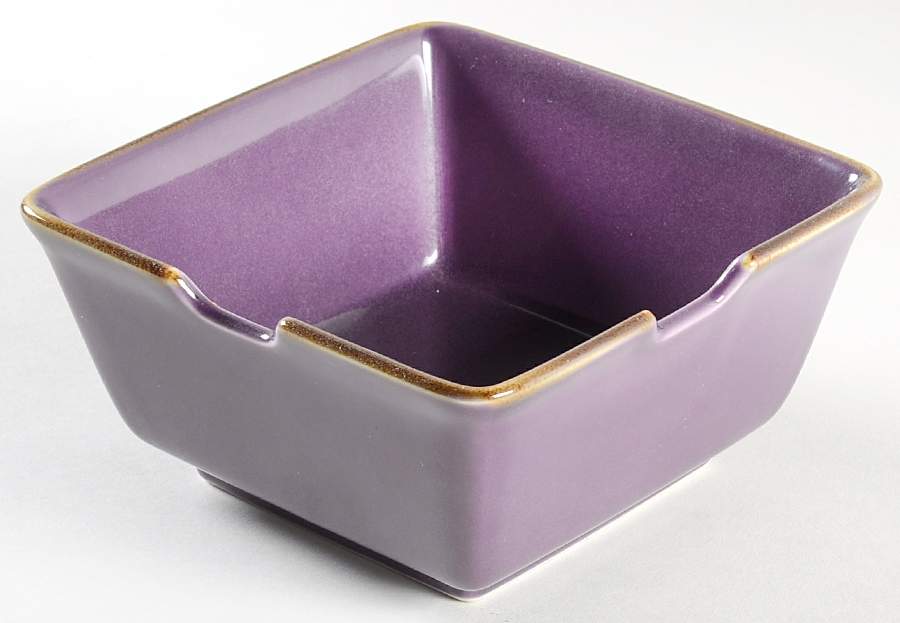 Asian Square Purple Noodle Bowl by Pottery Barn China-1