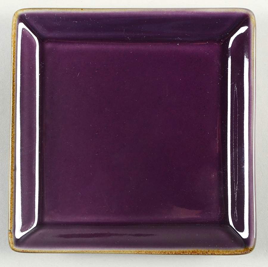 Asian Square Purple Coaster by Pottery Barn China-1