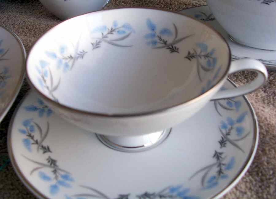 Memory Lane Footed Cup & Saucer Set by Prestige Fine China-1