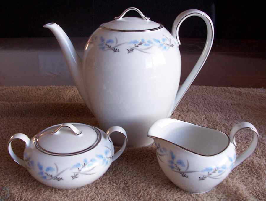 Memory Lane Coffee Pot & Lid by Prestige Fine China-1