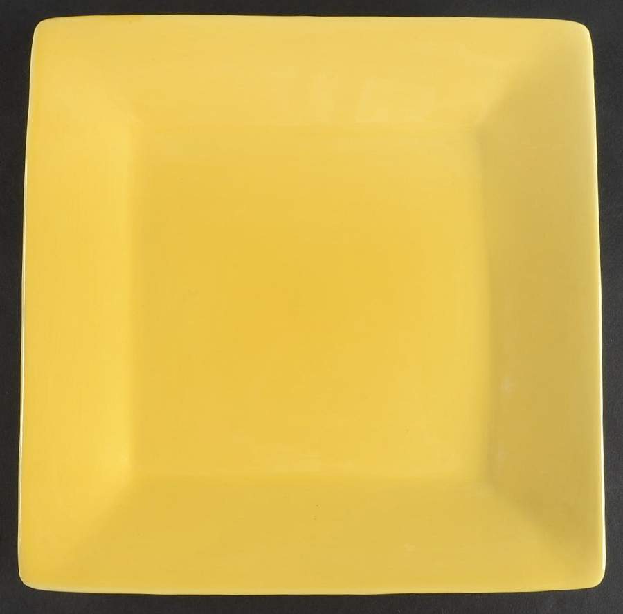 Essential Colours Butter Square Dinner Plate by Pier 1-1