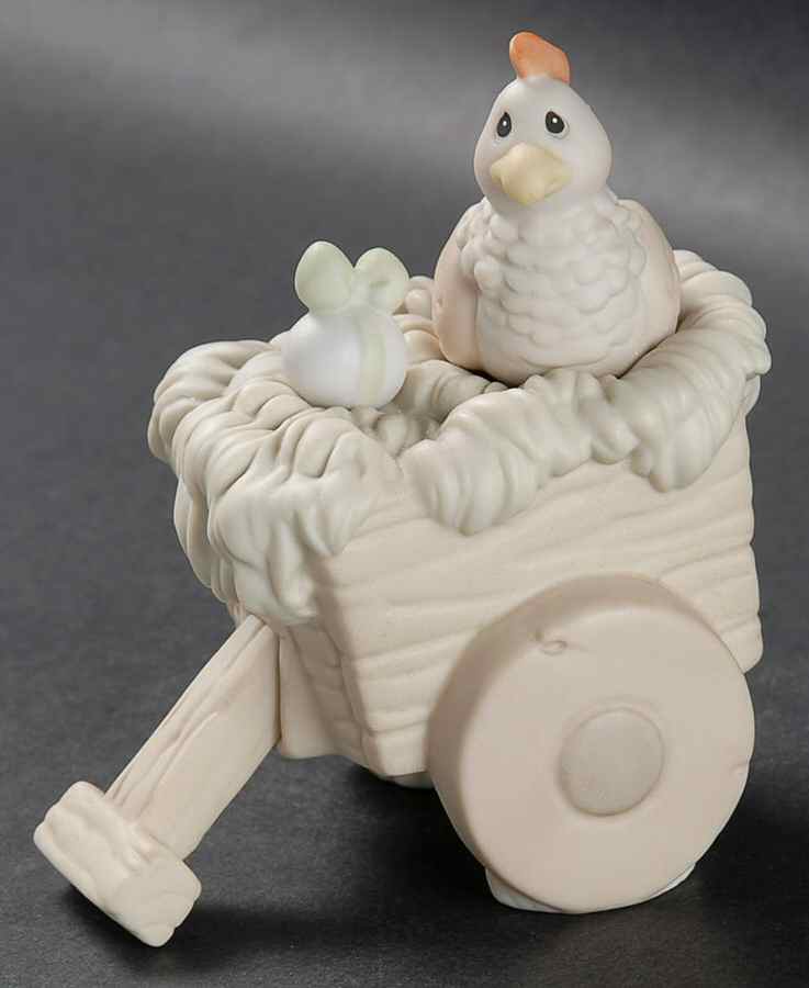 Nativity Cart Trumpet-Nativity Cart-Hen - Trumpet Trademark, No Box by Precious Moments-1