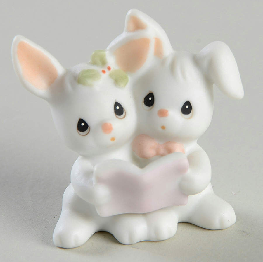 Bunnies Caroling-Sugar Town Sword-Bunnies Caroling - Sword Trademark, No Box by Precious Moments-1