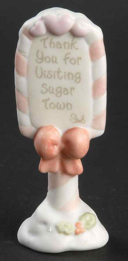 Sugar Town Post Office Set Eyeglasses-Thank You For Visiting Sign - No Box 13-Eyeglasses Trademark by Precious Moments-1