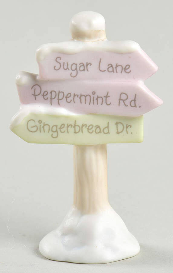 Sugar Town Street Sign Ship-Street Sign - Ship Trademark With Box by Precious Moments-1