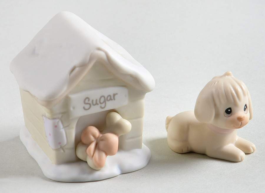 Sugar & Her Doghouse Trumpet-Sugar & Her Doghouse - Trumpet Trademark With Box by Precious Moments-1