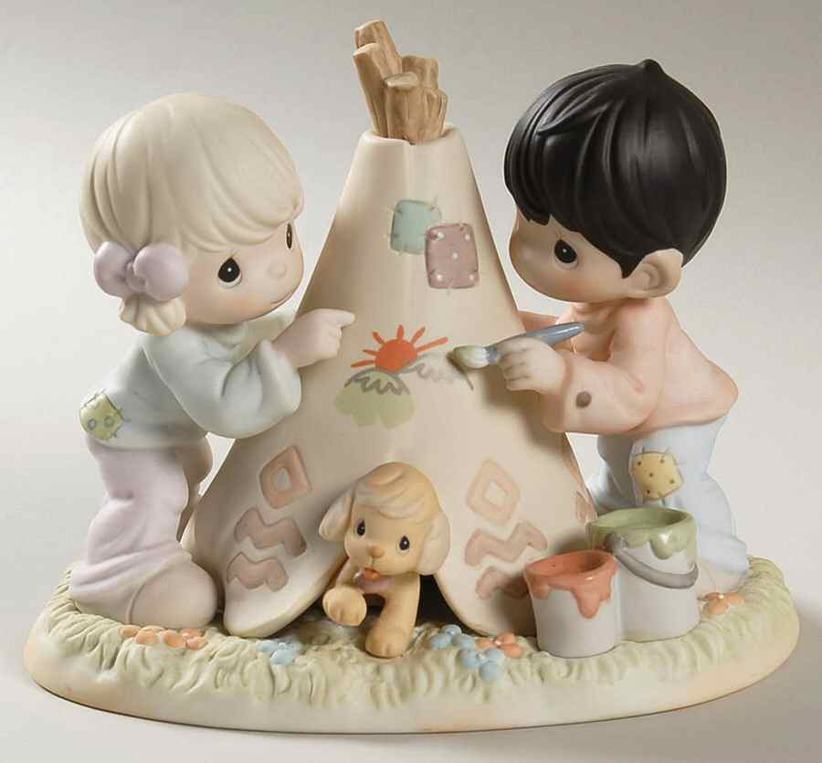 Twogether We Can Move Mountains Cross In Heart-Twogether We Can Mountain - Cross In Heart Mark With Box by Precious Moments-1