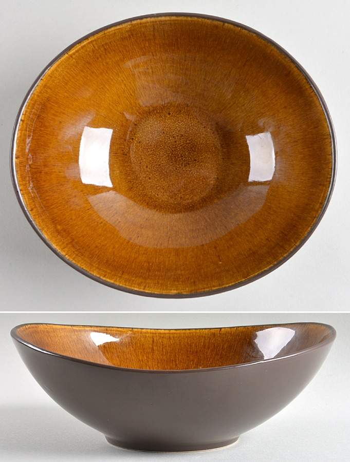 Tiger Eye (Oval) Soup/Cereal Bowl by Pier 1-1
