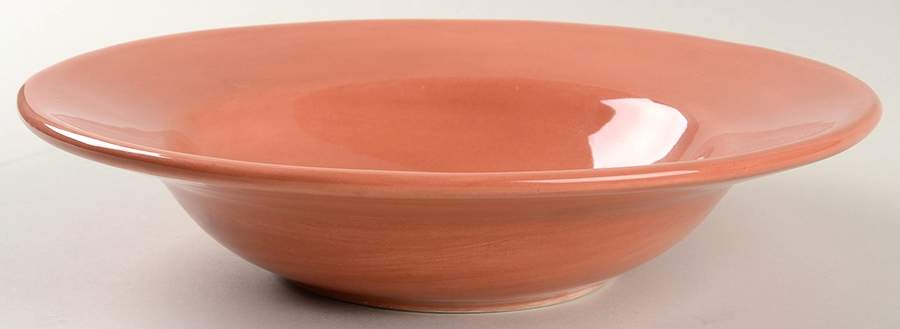 Sausalito Brick Large Rim Soup Bowl by Pottery Barn China-1