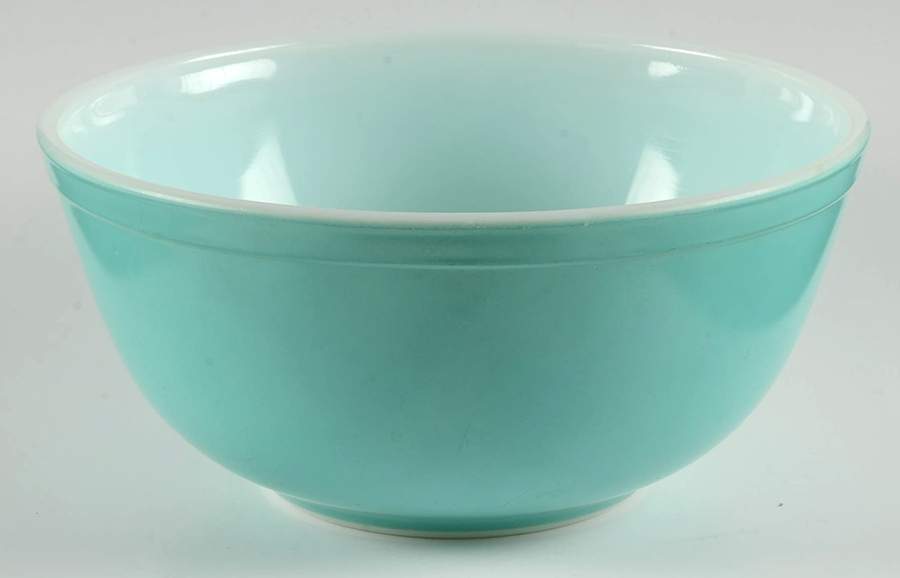 Turquoise 8" Mixing Bowl by Pyrex-1