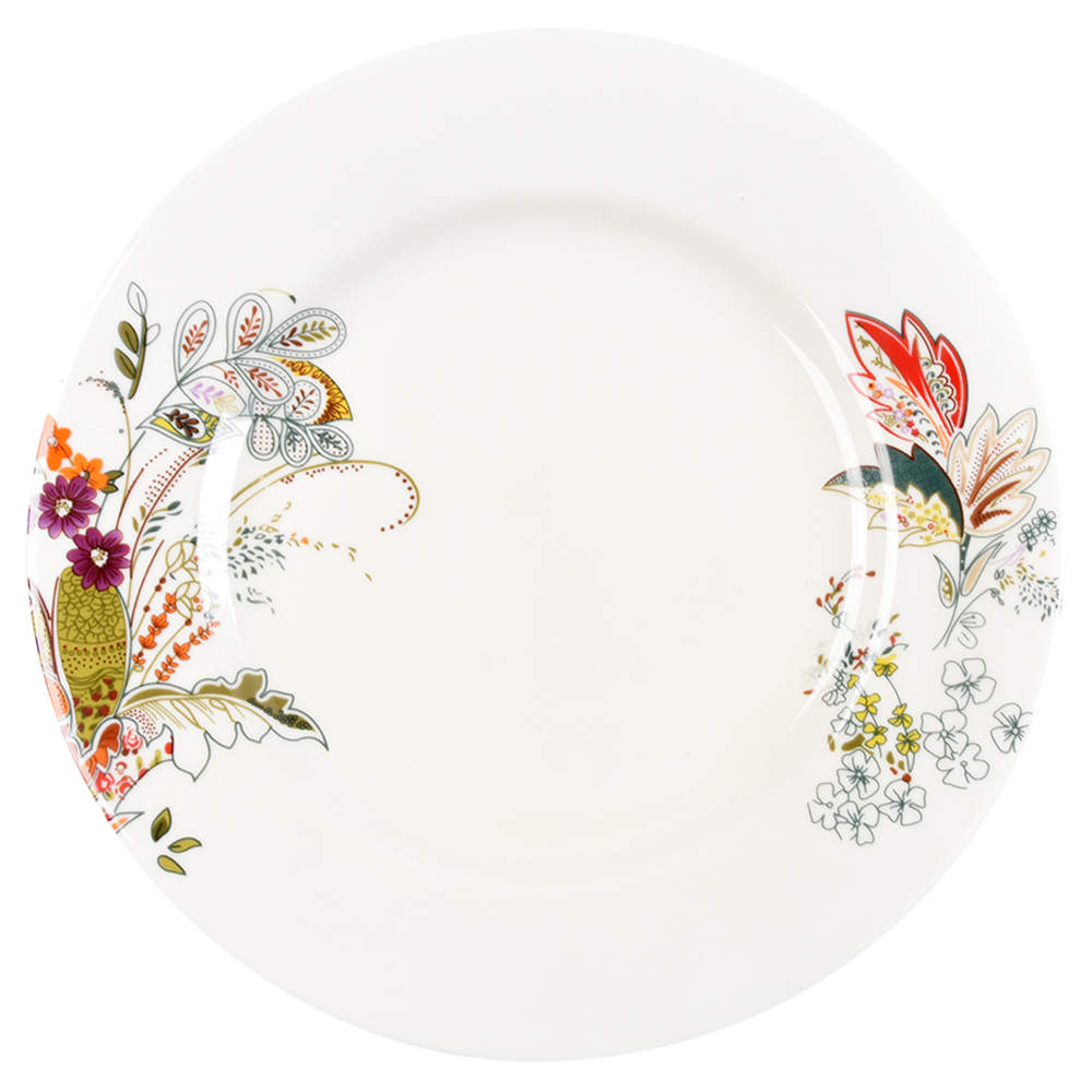 Floral Henna Dinner Plate by Prima Design-1