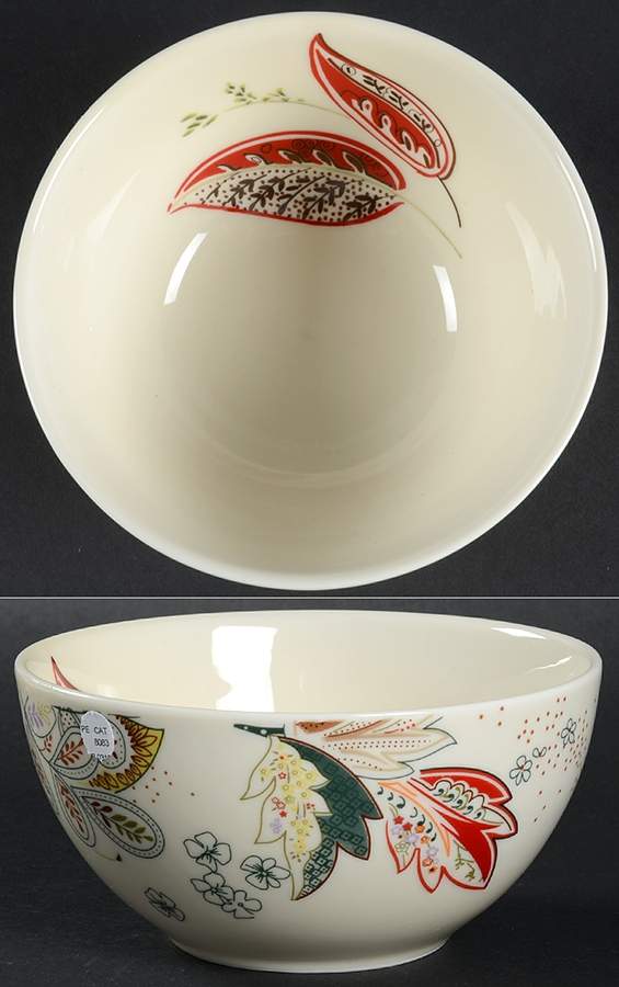 Floral Henna Soup/Cereal Bowl by Prima Design-1