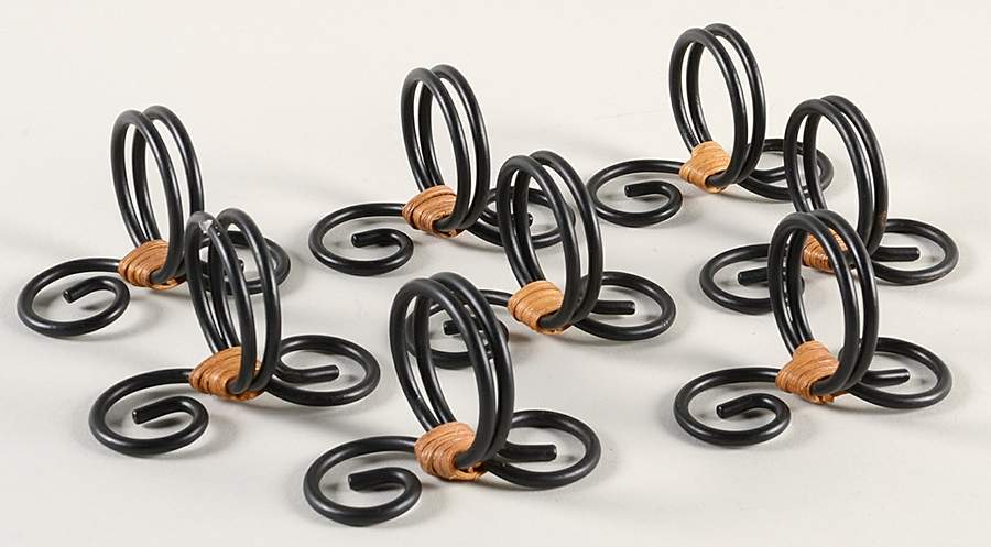 Casual Home Metal Napkin Ring - Set of 8 by Princess House-1
