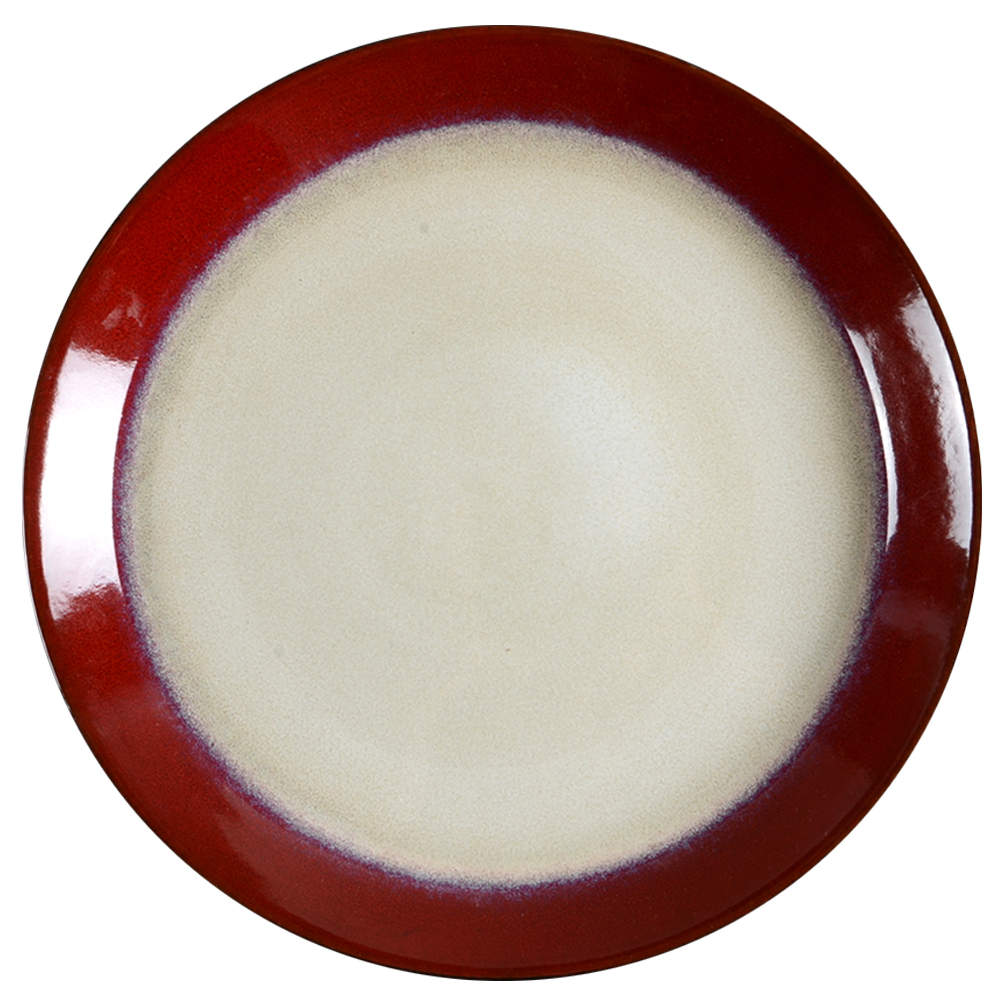 Aria Red Dinner Plate by Pfaltzgraff-1