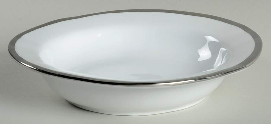 Caroline Silver Soup/Cereal Bowl by Pottery Barn China-1