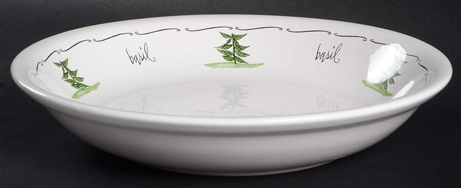 Ingredients Pasta Set 9" Individual Pasta Bowl by Pottery Barn China-1
