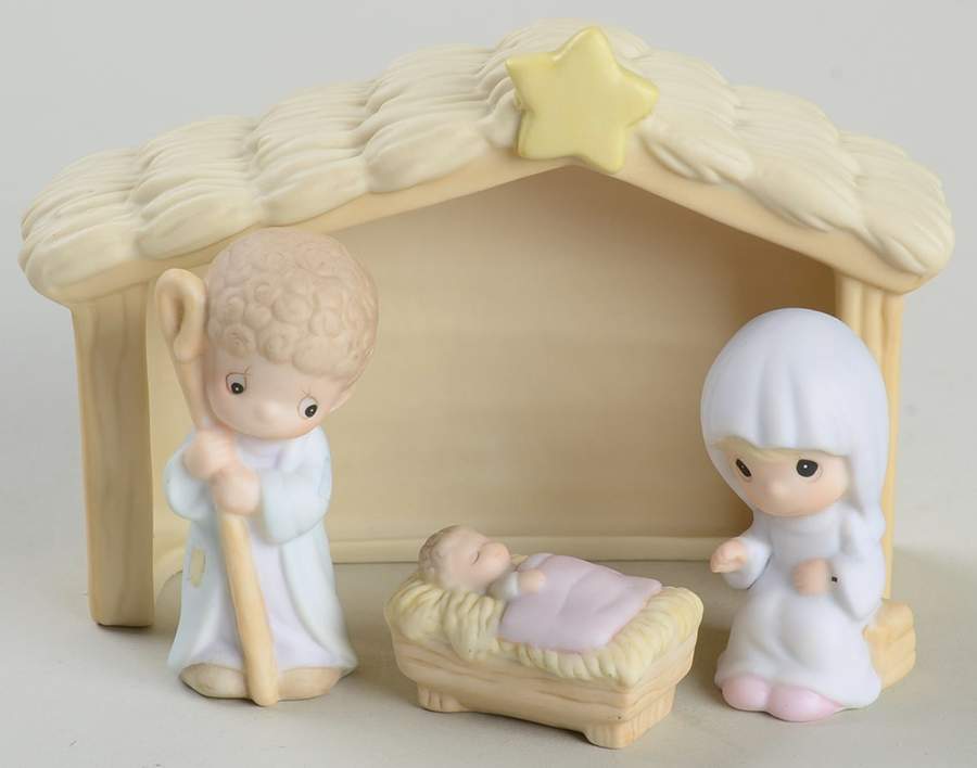He Came As The Gift of God's Love Egg-He Came As The Gift Of God's Love - Egg Trademark With Box by Precious Moments-1