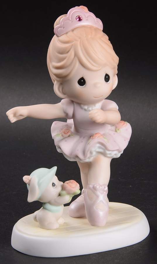 A Rose on Her Toes Three-Petal Flower-A Rose On Her Toes - Three Petal Flower Mark No Box by Precious Moments-1