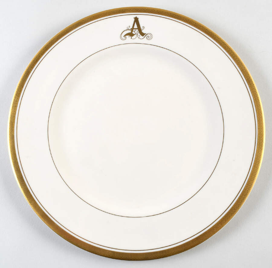 Palace Monogram Service Plate (Charger) by Pickard-1