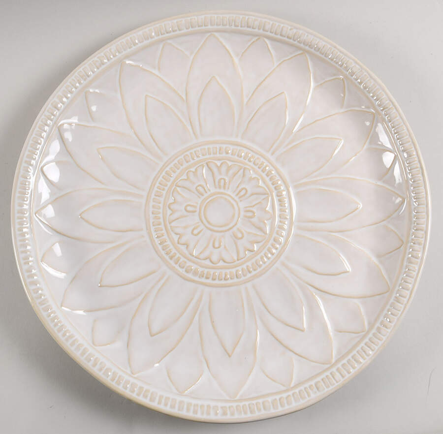 Juliette Celadon 17" Chop Plate (Round Platter) by Pottery Barn China-1
