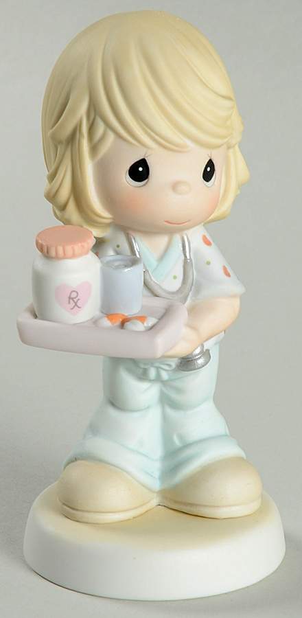 A Nurse's Care Is the Best Medicine Crown-A Nurse's Care Is The Best Medicin - Crown Trademark With Box by Precious Moments-1