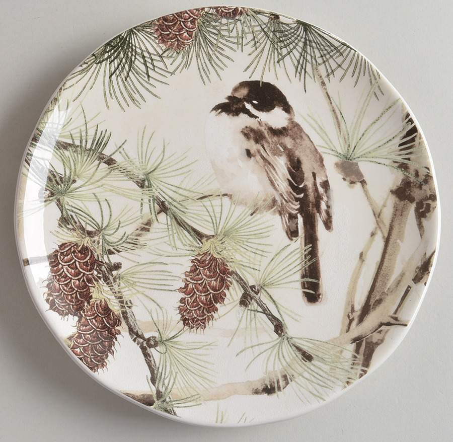 Snow Bird Salad Plate by Pottery Barn China-1