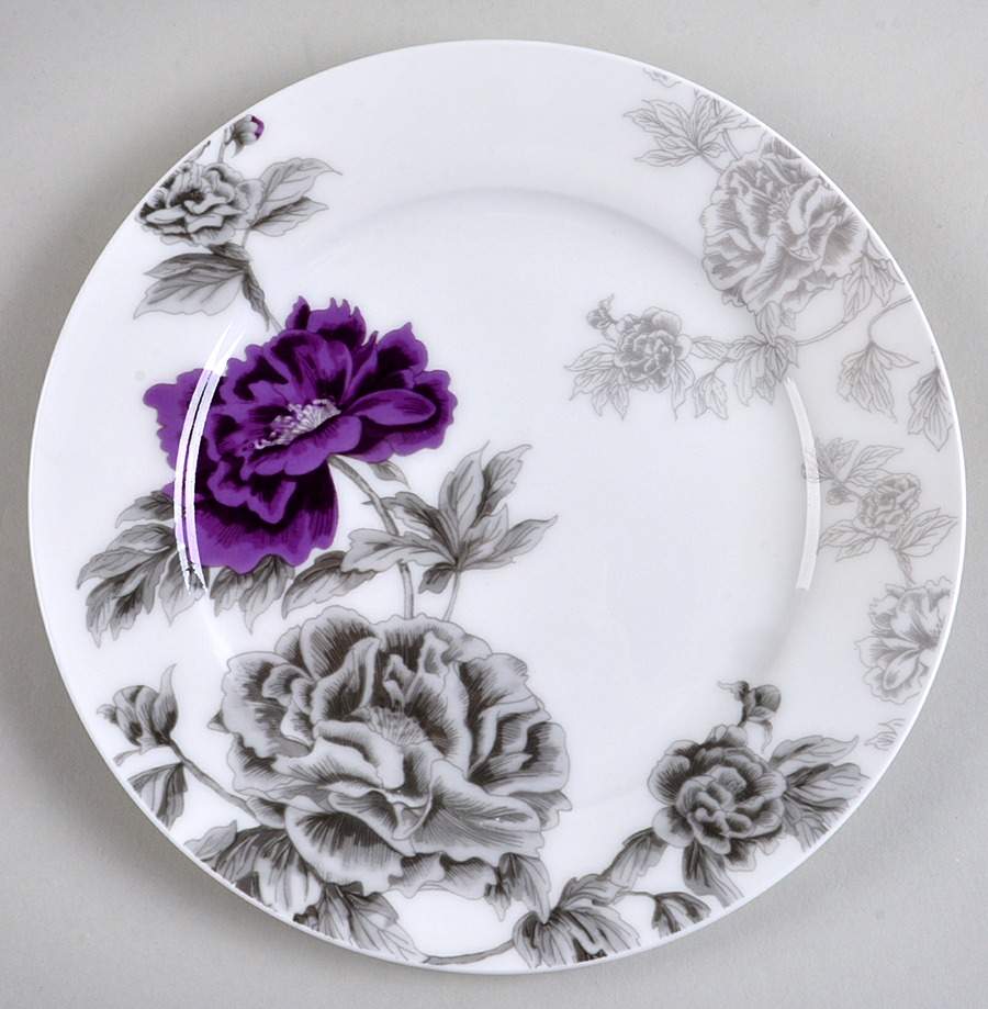 Peony Salad Plate by Portobello By Inspire-1