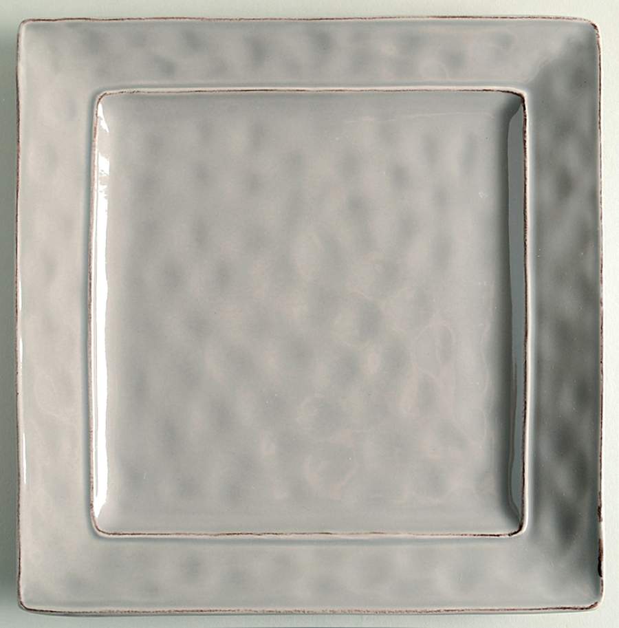 Martillo Fog (Grey) Square Dinner Plate by Pier 1-1