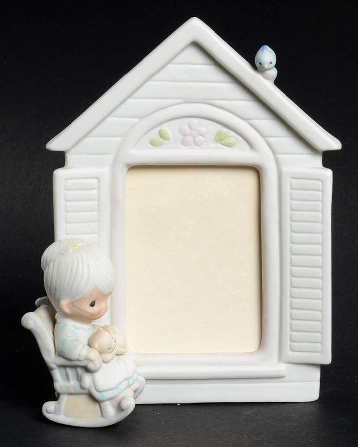 The Purr-Fect Grandma Frame Hourglass-The Purr-Fect Grandma - Hourglass Trademark With Box by Precious Moments-1