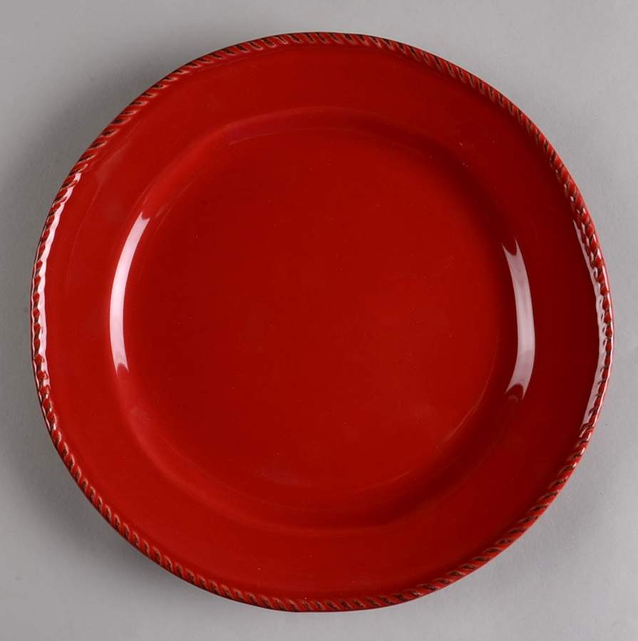 Nautic Red Dinner Plate by Primagera-1