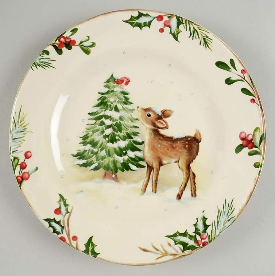Winter's Wonder Accent Salad Plate by Pier 1-1