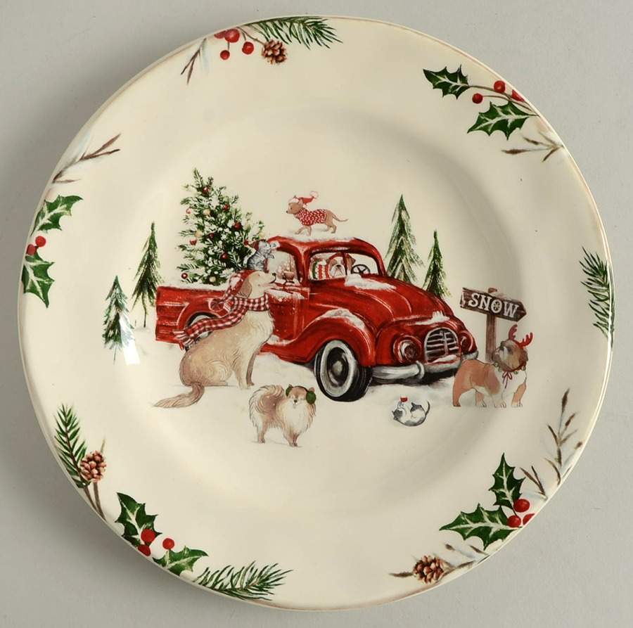 Winter's Wonder Accent Salad Plate by Pier 1-1