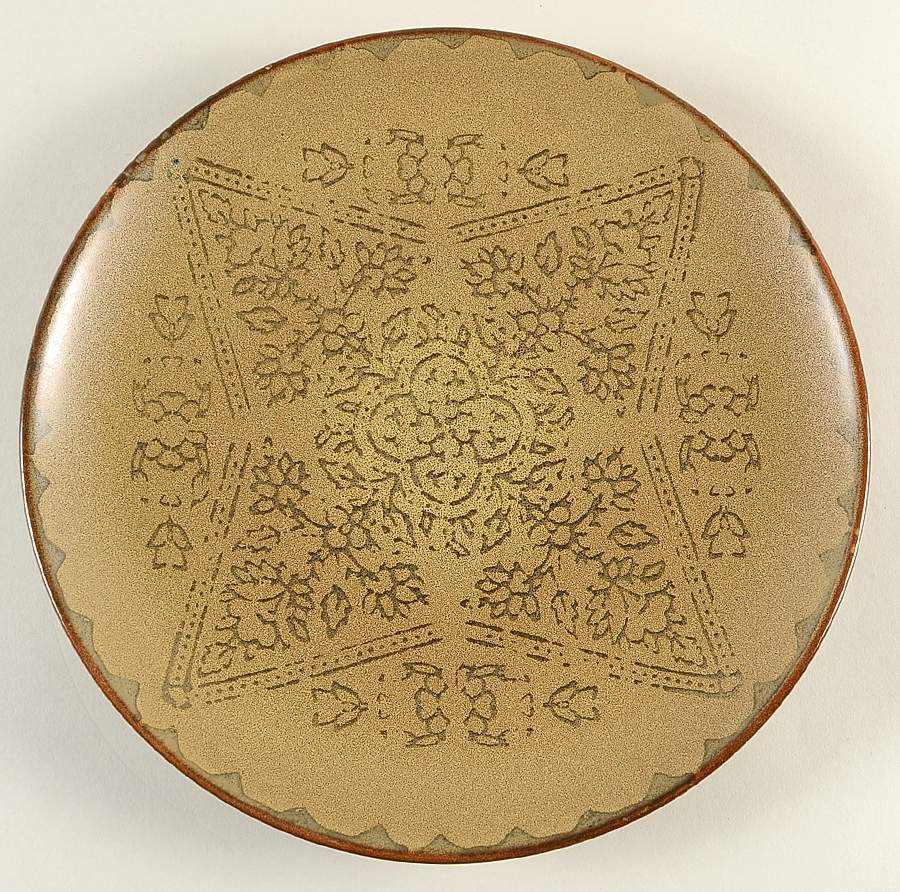 Batik Dinner Plate by Pier 1-1